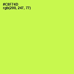 #C8F74D - Starship Color Image