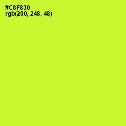 #C8F830 - Pear Color Image
