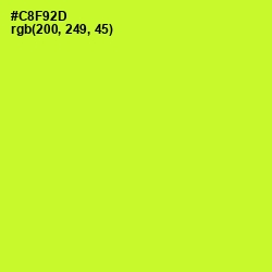 #C8F92D - Pear Color Image