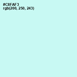 #C8FAF3 - Humming Bird Color Image