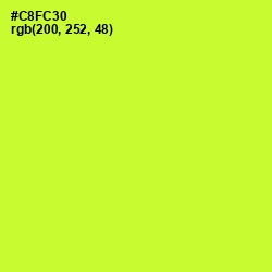 #C8FC30 - Pear Color Image