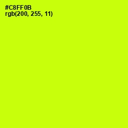 #C8FF0B - Electric Lime Color Image