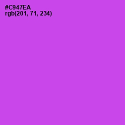 #C947EA - Fuchsia Pink Color Image