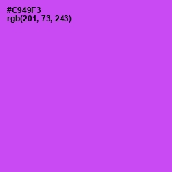 #C949F3 - Heliotrope Color Image