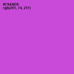 #C94AD9 - Fuchsia Pink Color Image