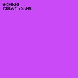 #C94BF8 - Heliotrope Color Image