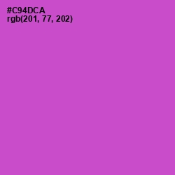 #C94DCA - Fuchsia Pink Color Image