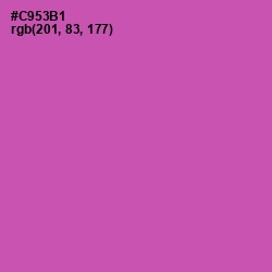 #C953B1 - Hopbush Color Image
