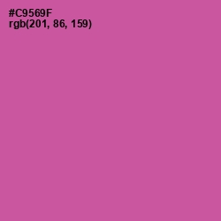 #C9569F - Mulberry Color Image
