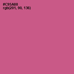 #C95A88 - Mulberry Color Image