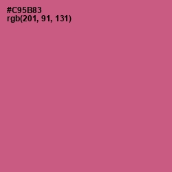 #C95B83 - Mulberry Color Image