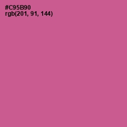 #C95B90 - Mulberry Color Image