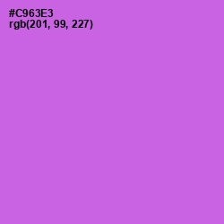 #C963E3 - Heliotrope Color Image