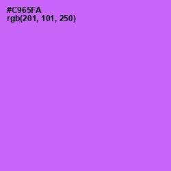 #C965FA - Heliotrope Color Image