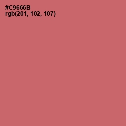#C9666B - Contessa Color Image