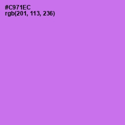 #C971EC - Heliotrope Color Image