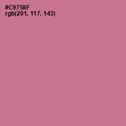 #C9758F - Charm Color Image