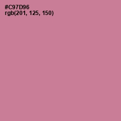 #C97D96 - Charm Color Image