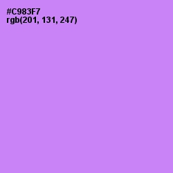 #C983F7 - Lavender Magenta Color Image