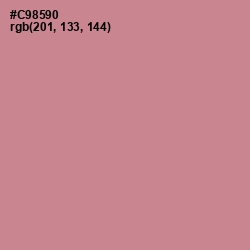 #C98590 - Puce Color Image