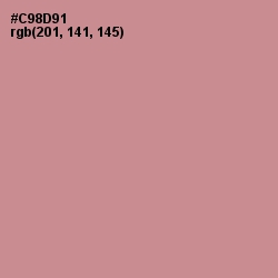 #C98D91 - Puce Color Image