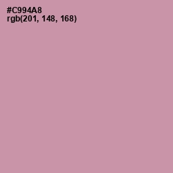 #C994A8 - Viola Color Image