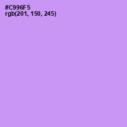 #C996F5 - Light Wisteria Color Image