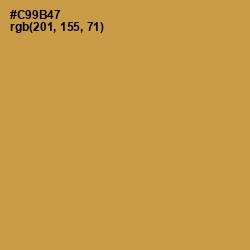 #C99B47 - Tussock Color Image