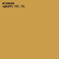 #C99D49 - Tussock Color Image