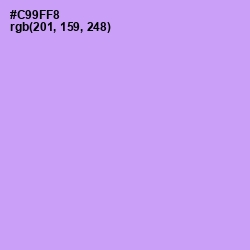 #C99FF8 - Light Wisteria Color Image