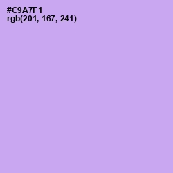 #C9A7F1 - Perfume Color Image