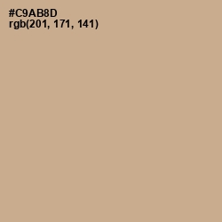 #C9AB8D - Indian Khaki Color Image