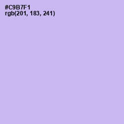 #C9B7F1 - Perfume Color Image