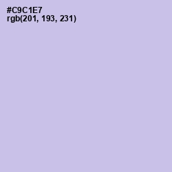 #C9C1E7 - Periwinkle Gray Color Image