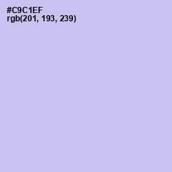 #C9C1EF - Periwinkle Gray Color Image