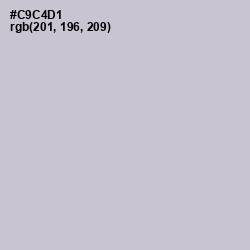 #C9C4D1 - Ghost Color Image