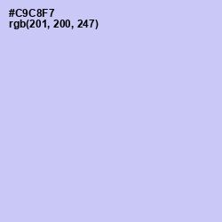 #C9C8F7 - Periwinkle Color Image