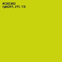 #C9D30D - Bird Flower Color Image