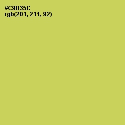 #C9D35C - Wattle Color Image