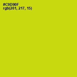 #C9D90F - Bird Flower Color Image