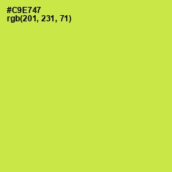 #C9E747 - Wattle Color Image