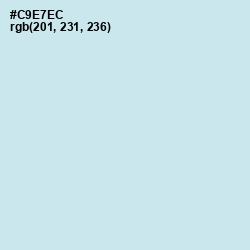 #C9E7EC - Jagged Ice Color Image