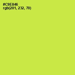 #C9E846 - Wattle Color Image