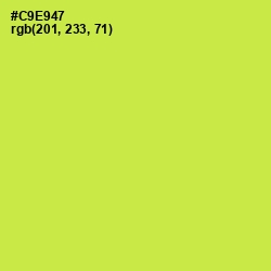 #C9E947 - Wattle Color Image