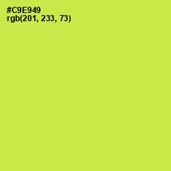 #C9E949 - Wattle Color Image