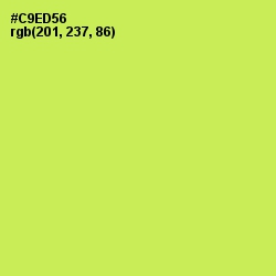 #C9ED56 - Wattle Color Image