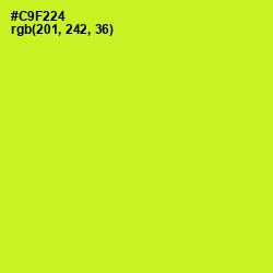 #C9F224 - Pear Color Image