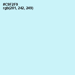 #C9F2F9 - Onahau Color Image