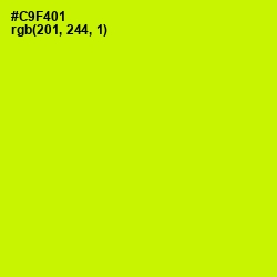 #C9F401 - Electric Lime Color Image