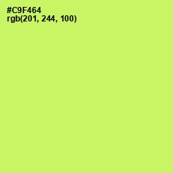 #C9F464 - Sulu Color Image